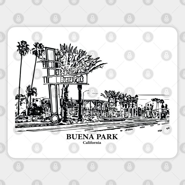 Buena Park - California Magnet by Lakeric